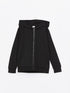 LC Waikiki Hooded Basic Long Sleeve Boy Zippered Sweatshirt